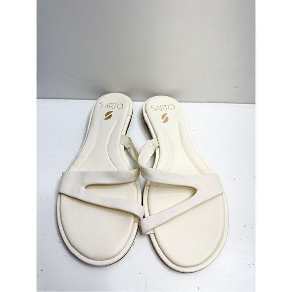 Sarto by Franco Sarto Sandals Womens Size 6.5 Leather Gwyneth Slip On Shoes - Picture 7 of 11